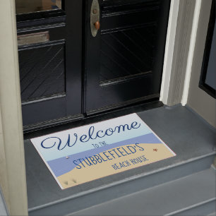 Personalized Beach House  Doormat