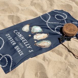 Personalized Beach House Oyster Shack Towel