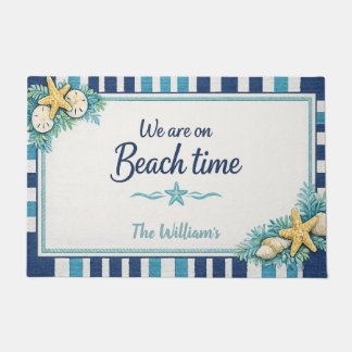 Personalized Beach House Welcome Mat