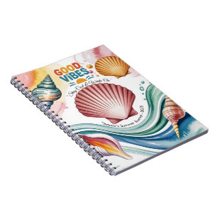 Personalized Beach Journal Good Vibes