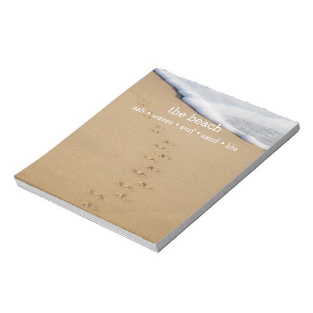 Personalized Beach Lover Notepad (Rotated)