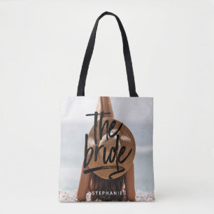 Personalized Beach The Bride Tote Bag