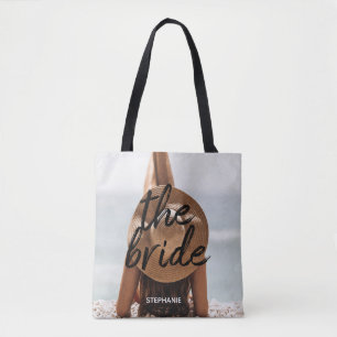 Personalized Beach The Bride Tote Bag