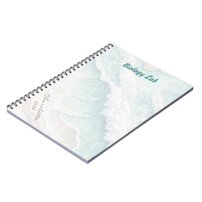 Personalized Beach Themed Notebook (Left Side)