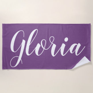 Personalized Beach Towel
