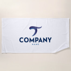Personalized beach towels with logo