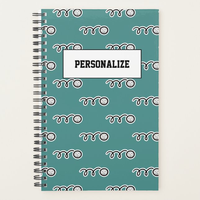 Personalized beach volleyball player and coach planner (Front)
