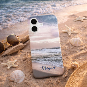 Personalized Beach Waves Photography Add Name