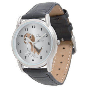 Personalized Beagle Dog Design Watch