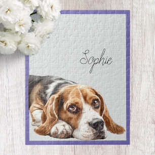Personalized Beagle Jigsaw Puzzle