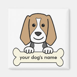 Personalized Beagle Magnet