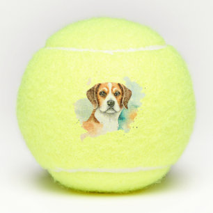 Personalized Beagle  Tennis Balls