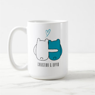Personalized Bear Couple Mug