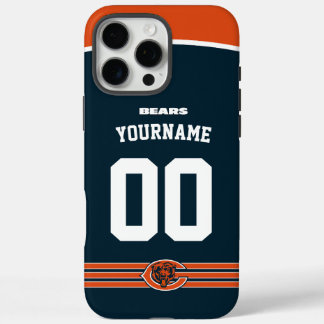 Personalized Bears Jersey American Football iPhone 16 Pro Max Case