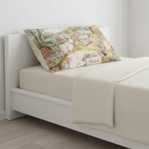 Personalized Beatrix Potter Peter and Friends Pillowcase