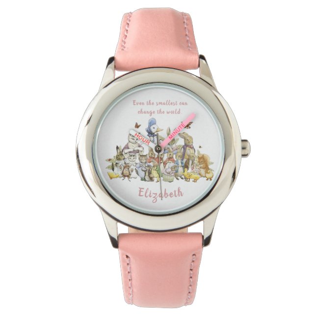 Personalized Beatrix Potter Peter and Friends Watch (Front)
