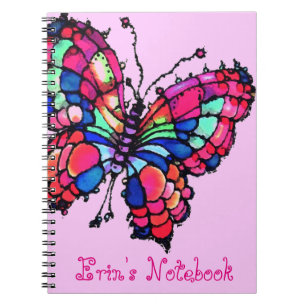 Personalized Beautiful Butterfly Notebook