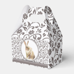 Personalized Beautiful Easter Rabbit Favor Box
