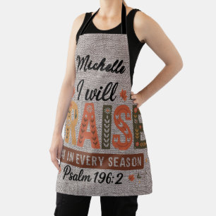 Personalized Beautiful Fall/Thanksgiving Christian Apron