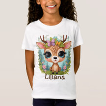 Personalized Beautiful Fawn T-Shirt: Graceful and 