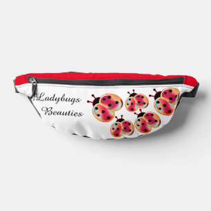 Personalized Beautiful Fluttering Ladybugs Fanny Pack