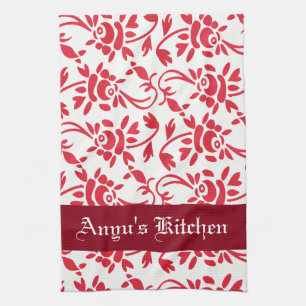 Personalized Beautiful Hungarian Art Kitchen Towel