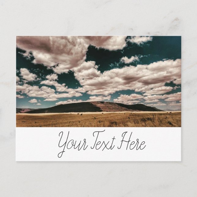Personalized Beautiful Landscape Mountain Postcard (Front)