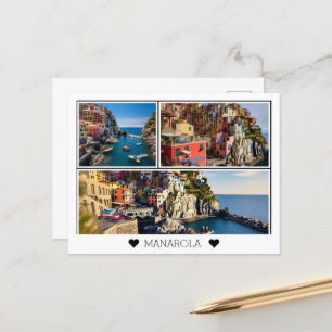 Personalized, beautiful Manarola, Italy Postcard