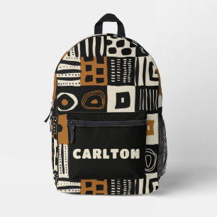 Personalized Beautiful Mud Cloth African Printed Backpack