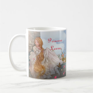 Personalized Beautiful Princess add your name. Coffee Mug