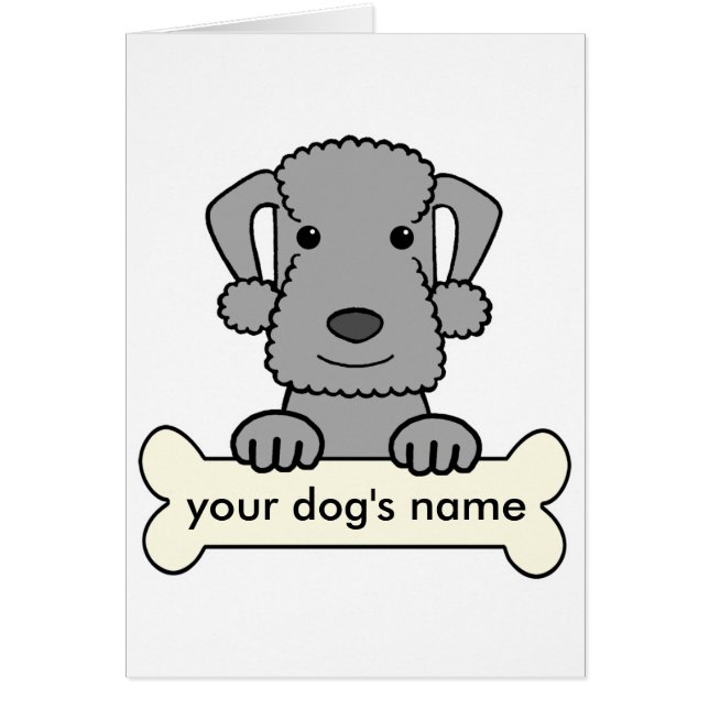 Personalized Bedlington Terrier (Front)