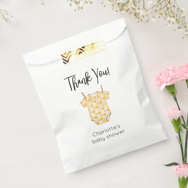 Personalized Bee Baby Shower Favour Bag (Sealed)