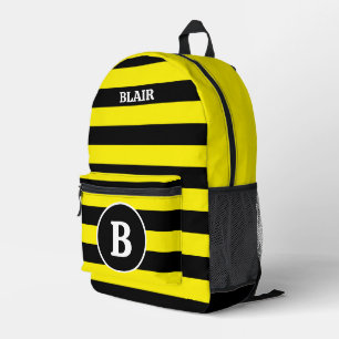 Personalized Bee Pattern Print Cut Sew Backpack