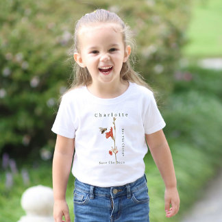 Personalized Bee The Change Toddler T-shirt
