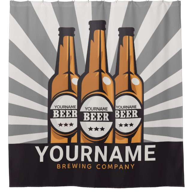 Personalized Beer Bottle Craft Brewing Company (Front)