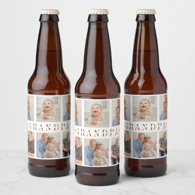 Personalized Beer Bottle Label | Grandpa Pictures (Bottles)