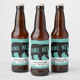 Personalized beer bottle Labels