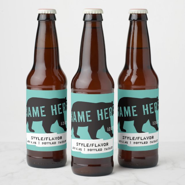 Personalized beer bottle Labels (Bottles)