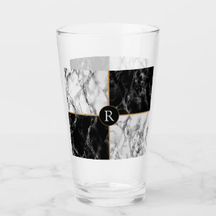 Personalized Beer Glass with Custom Letter