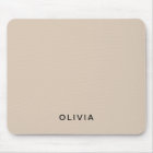 "Personalized Beige Monogram 