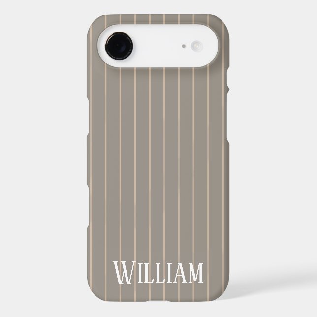 Personalized beige pinstripes (Back)