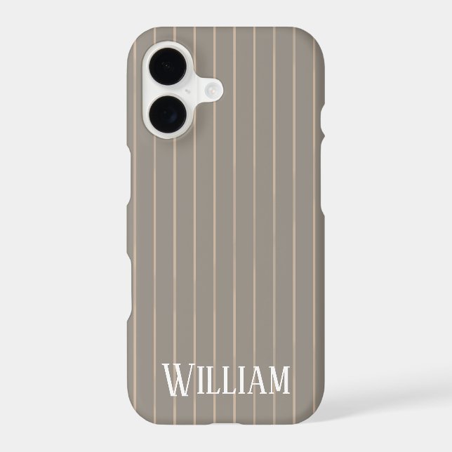 Personalized beige pinstripes (Back)