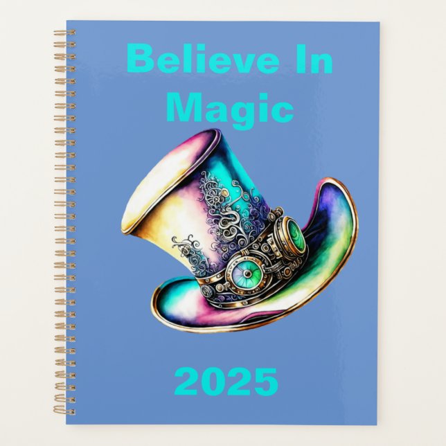 Personalized “Believe In Magic” 2025 Planner (Front)