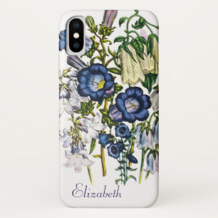 Personalized Bellflowers iPhone X Case