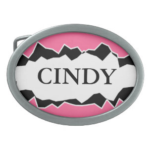 Personalized belt buckle for women - Custom name