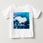 Personalized Beluga Whale and Blue Hearts Arctic