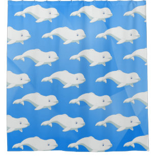 Personalized Beluga Whale Blue, White Arctic Ocean