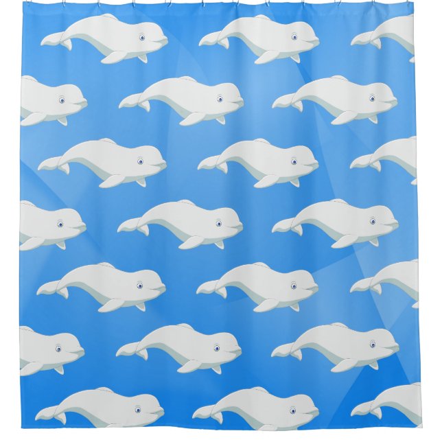 Personalized Beluga Whale Blue, White Arctic Ocean (Front)