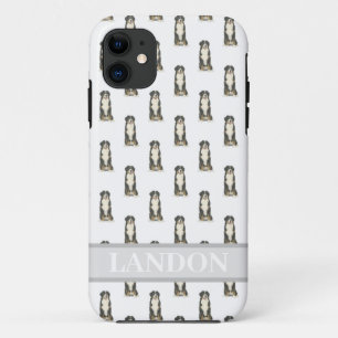 Personalized Bernese Mountain Dog  iPhone 11 Case