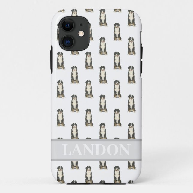Personalized Bernese Mountain Dog  Case-Mate iPhone Case (Back)